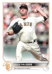 2022 Topps Update Base Set Jake McGee #US63 card