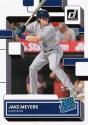 2022 Donruss Base Set Jake Meyers #47 card