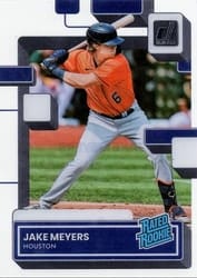 2022 Panini Chronicles Clearly Donruss Jake Meyers #66 card