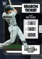 2022 Panini Chronicles Contenders Optic Jake Meyers #9 card