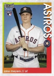 2022 Topps Archives Snapshots Base Set Jake Meyers #22 card