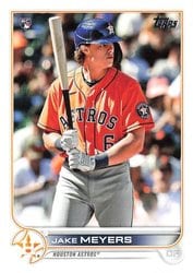 2022 Topps Base Set Jake Meyers #295 card