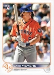 2022 Topps Base Set Jake Meyers #295 card