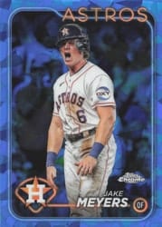2024 Topps Chrome Sapphire Edition Base Set Jake Meyers #564 card