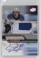 2021-22 Upper Deck Premier Acetate Rookie Autograph Patch Jake Neighbours #AR-JN card