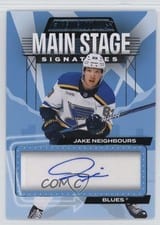 2023-24 Upper Deck Credentials Main Stage Signatures Jake Neighbours #MS-JN card