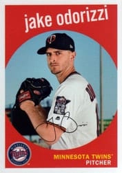 2018 Topps Archives Base Set Jake Odorizzi #71 card