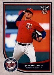 2018 Topps Big League Base Set Jake Odorizzi #157 card
