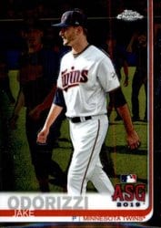 2019 Topps Chrome Update Base Set Jake Odorizzi #92 card