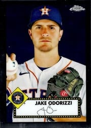 2021 Topps Chrome Platinum Anniversary Base Set Jake Odorizzi #439 card