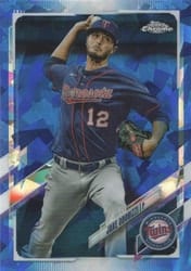 2021 Topps Chrome Sapphire Edition Base Set Jake Odorizzi #142 card