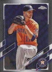 2021 Topps Chrome Update Base Set Jake Odorizzi #USC21 card