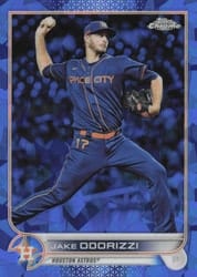 2022 Topps Chrome Update Sapphire Edition Base Set Jake Odorizzi #US229 card