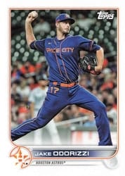 2022 Topps Mini Base Set Jake Odorizzi #US229 card
