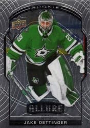 2020-21 Upper Deck Allure Base Set Jake Oettinger #91 card