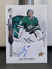 2020 SP Authentic Jake Oettinger #160 card