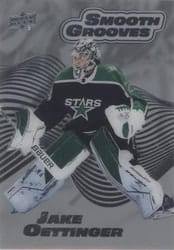 2022-23 Upper Deck Smooth Grooves Jake Oettinger #SG15 card