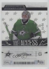 2023-24 Upper Deck Credentials Acetate Ticket Access Jake Oettinger #TA-JO card
