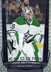2025-26 Upper Deck Encore Jake Oettinger #E-4 card