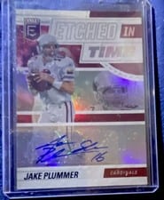 2022 Donruss Elite Etched in Time Signatures Jake Plummer #ET-JP card
