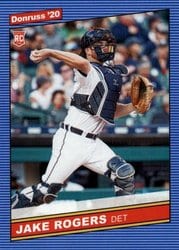 2020 Donruss Base Set Jake Rogers #260 card