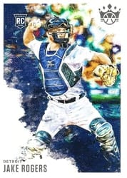 2020 Panini Diamond Kings Base Set Jake Rogers #75 card