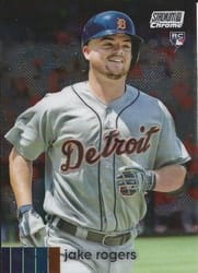2020 Stadium Club Chrome Base Set Jake Rogers #295 card