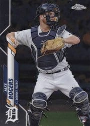 2020 Topps Chrome Base Set Jake Rogers #47 card