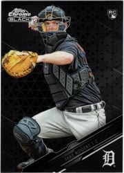 2020 Topps Chrome Black Base Set Jake Rogers #43 card