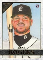 2020 Topps Gallery Base Set Jake Rogers #92 card