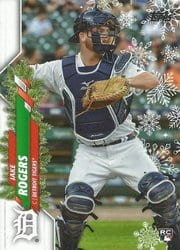 2020 Topps Holiday Base Set Jake Rogers #HW121 card