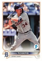 2022 Topps 1st Edition Base Set Jake Rogers #198 card