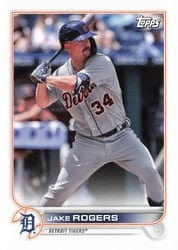 2022 Topps Mini Base Set Jake Rogers #198 card