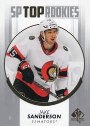 2022-23 SP Authentic Top Rookies Jake Sanderson #TR-50 card