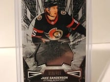 2022-23 SPx Finite Rookies Jake Sanderson #F-10 card