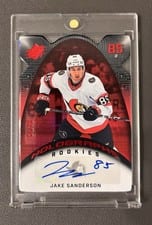 2022-23 SPx HoloGraphs Rookies Jake Sanderson #HGR-SA card