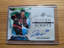 2022-23 SPx Rookie Superscripts Jake Sanderson #SSR-SA card