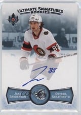 2022-23 Upper Deck Ultimate Collection Ultimate Signatures Rookies Jake Sanderson #USR-SA card