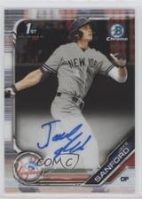 2019 Bowman Draft Chrome Picks Autograph Jake Sanford #CDA-JSA card