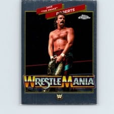 2026 Topps Chrome WWE WrestleMania Recall Jake "The Snake" Roberts #WMR-4 card