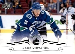 2018-19 Upper Deck Base Set Jake Virtanen #424 card