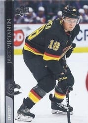 2020-21 Upper Deck Base Set Jake Virtanen #428 card