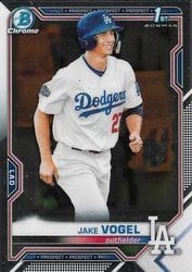 2021 Bowman Chrome Prospects Jake Vogel #BCP-59 card