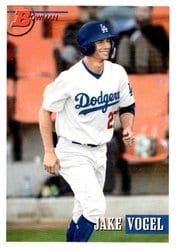 2021 Bowman Heritage Base Set Jake Vogel #175 card