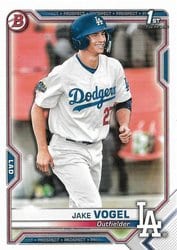 2021 Bowman Prospects Jake Vogel #BP-59 card