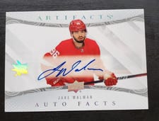 2024-25 Upper Deck Artifacts Autograph Facts Jake Walman #AF-JW card