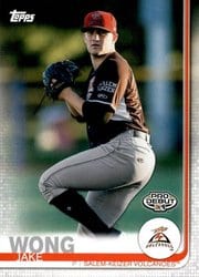 2019 Topps Pro Debut Base Set Jake Wong #113 card