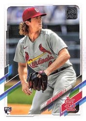 2021 Topps Base Set Jake Woodford #451 card