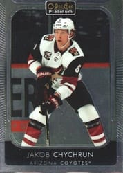 2021-22 O-Pee-Chee Platinum Base Set Jakob Chychrun #156 card