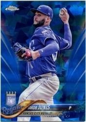 2018 Topps Chrome Sapphire Edition Base Set Jakob Junis #428 card